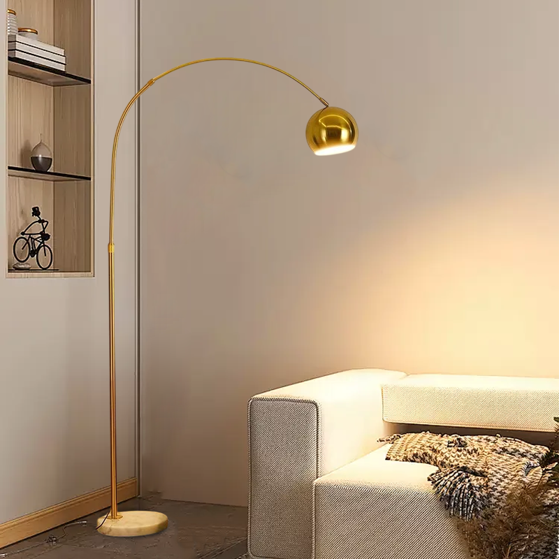 Nordic Metal Black/Blue/Gold/Pink Floor Lamp Metal Bedroom