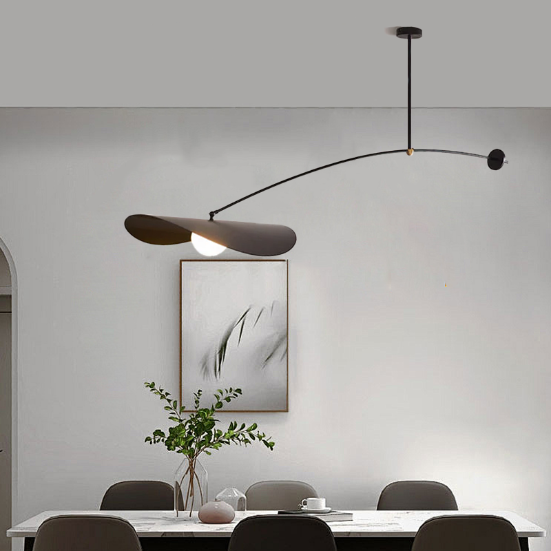 Modern Metal Black/White/Gold Pendant Light Living Room