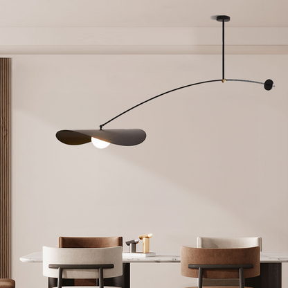 Modern Metal Black/White/Gold Pendant Light Living Room