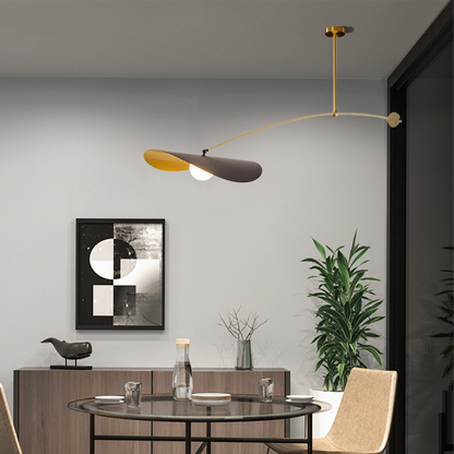 Modern Metal Black/White/Gold Pendant Light Living Room