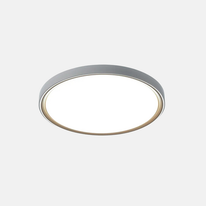 Modern Gray Ceiling Light Metal Acrylic Square Round Bedroom