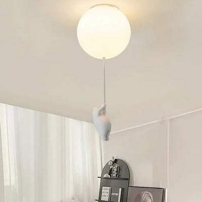 Modern White Ceiling Light Acrylic Bedroom