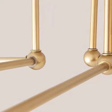 Minimalist Gold Ceiling Light Detail