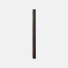 Minimalist Linear Black Outdoor Wall Lamp