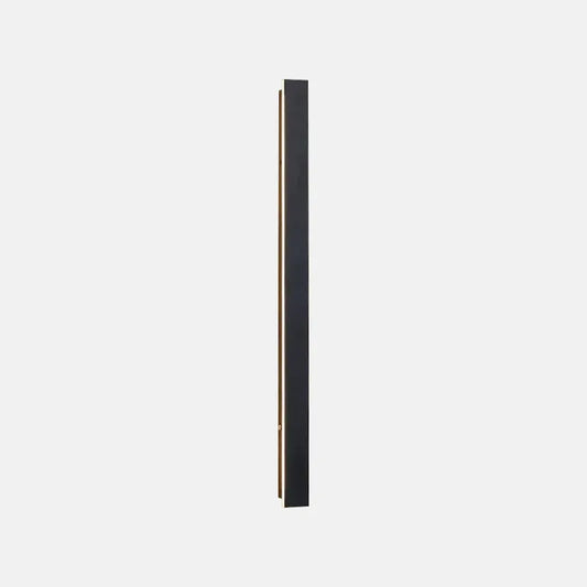 Minimalist Linear Black Outdoor Wall Lamp
