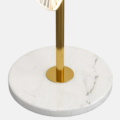 Art Deco Gold Floor Lamp Metal Acrylic Living Room