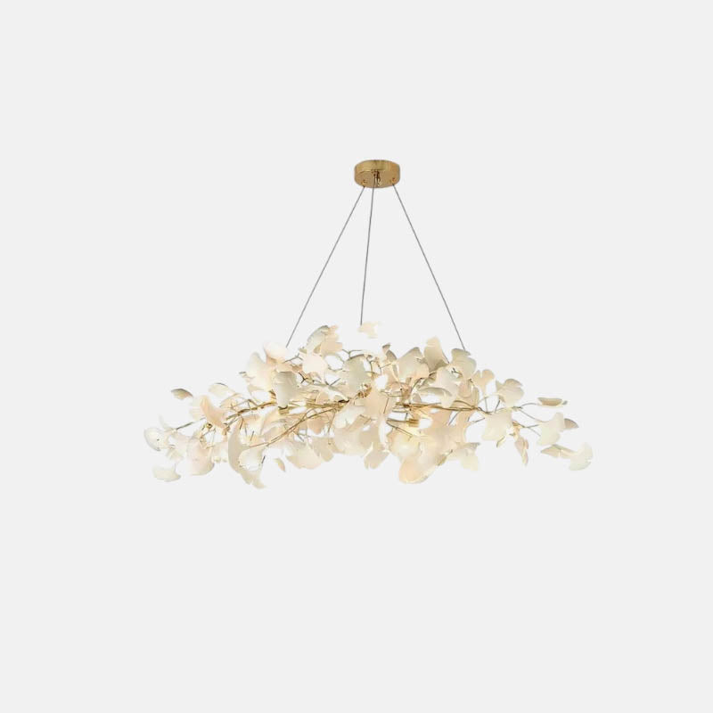 Art Deco Chandelier Ginkgo