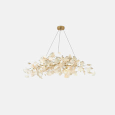 Art Deco Chandelier Ginkgo