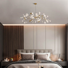 Art Deco Chandelier Ginkgo Bedroom B