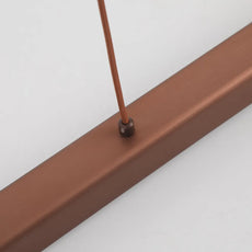 Minimalist Linear Brown Pendant Light  Detail-3