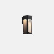 Modern Black Rectangular Outdoor Wall Lamp