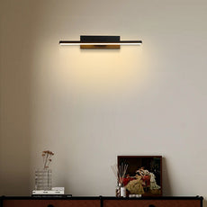 Modern Black Wall Lamp Linear Living Room