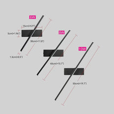 Modern Wall Lamp Linear Size