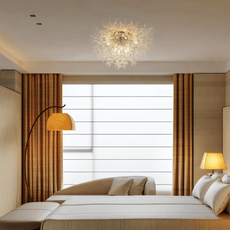 Modern Gold Ceiling Light Dandelion Bedroom