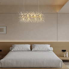 Modern Gold Pendant Light Dandelion Bedroom-2