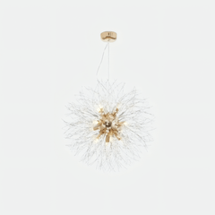 Modern Pendant/Ceiling Light Dining Room Gold Chrome Metal