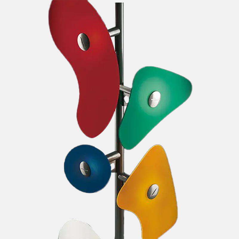 Modern Metal ABS White/Multicolor Floor Lamp Living Room