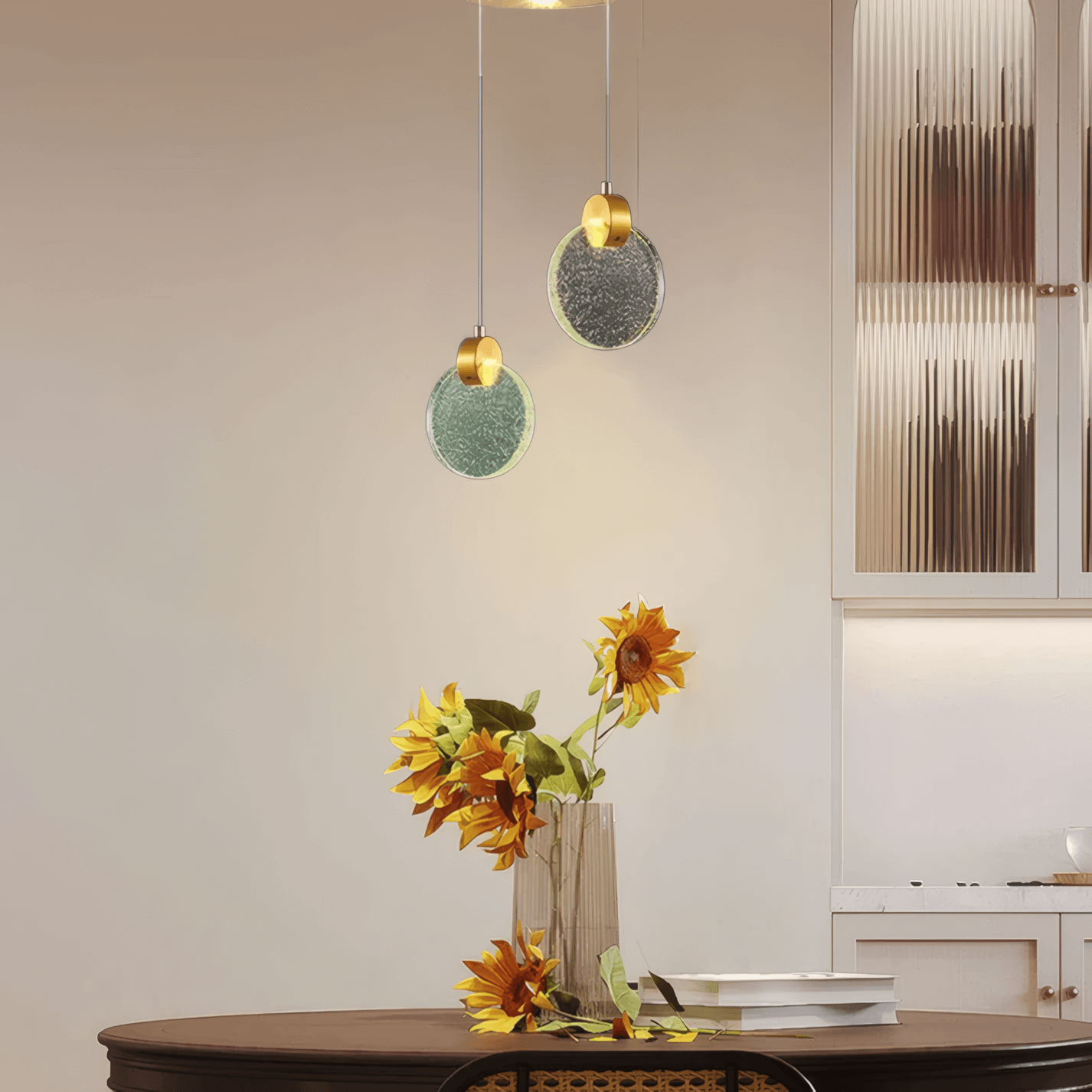 Art Decor Pendant Light Dining Room 2-Head