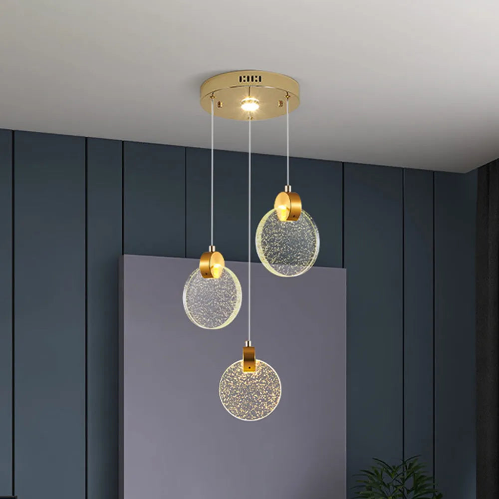 Art Decor Pendant Light Living Room 3-Head