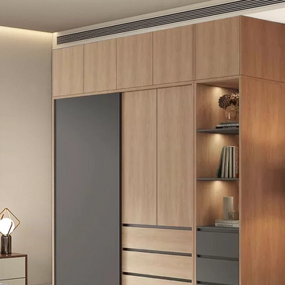 Modern Wardrobe Wood Brown Bedroom