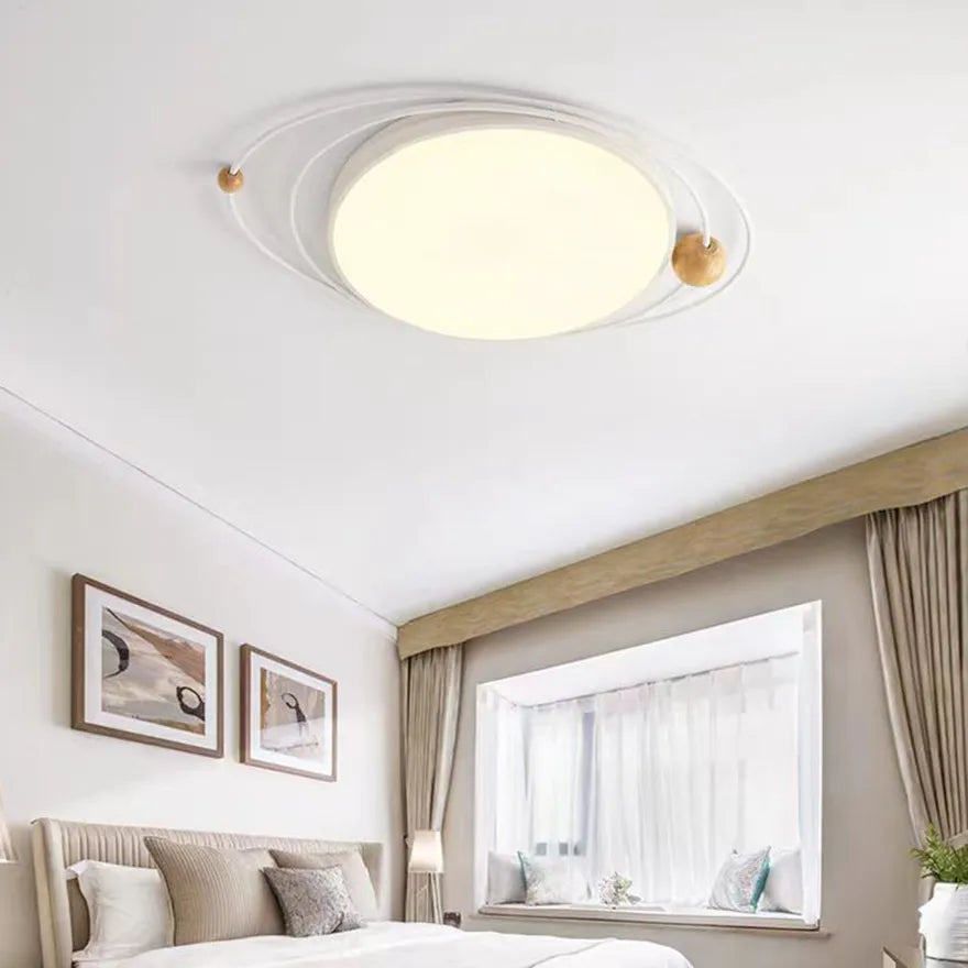 Modern 5 Colour Ceiling Light Metal Planet Children's Room