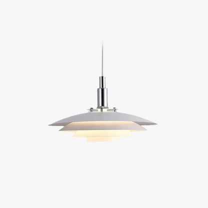 Nordic Contemporary Minimalist Shaped Metal Pendant Light Black/White