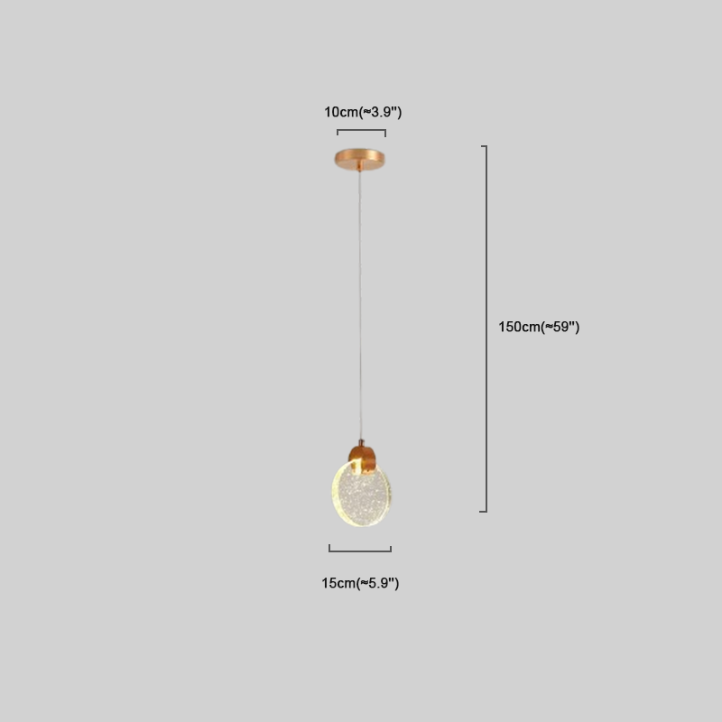 Art Decor Pendant Light Crystal Size-2