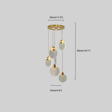 Art Decor Pendant Light Crystal Size-3