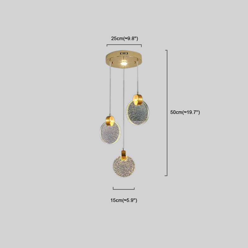 Art Decor Pendant Light Crystal Size-4